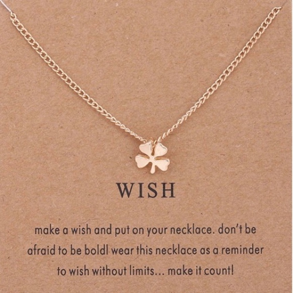 Four Leaf Pendant Necklace